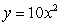 Express the given curve in polar coordinates.  