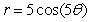Sketch the curve in polar coordinates.  