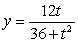 For the parametric curve:   ,   , eliminate the parameter and express in rectangular form. A)  x<sup>2</sup> + y<sup>2</sup> = 1 B)    C)    D)    E)   