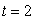 Find the equation of the tangent to the curve   and   at   .