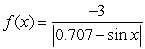 A point of discontinuity of   is at A)    B)    C)    D)    E)   