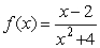 Find any points of discontinuity for   .