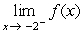 For the function f graphed here:   , find  