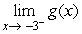 For the function g graphed here:   find  