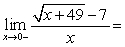Approximate the limit by evaluating   at appropriate values of x.   A)    B)    C)    D)  0 E)   