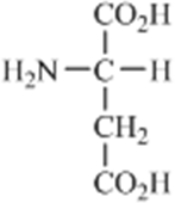 Which amino acid contains a nonpolar side chain? A)    B)    C)    D)    E)   