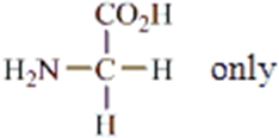 <strong>Which amino acids are obtained by hydrolyzing all the peptide bonds in the following polypeptide?  </strong> A)   B)   C)   D)   E)   <div style=padding-top: 35px> 