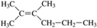 What is the name of the compound shown in the figure?   A) trans-2,3-diethyl-2-butene B) 2,3-dimethyl-2-hexene C) cis-2,3-diethyl-2-butene D) trans-2,3-dimethyl-2-hexene E) trans-4,5-dimethyl-4-hexene