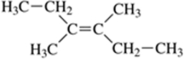 What is the name of the compound shown in the figure?   A) trans-2,3-diethyl-2-butene B) trans-3,4-dimethyl-3-hexene C) cis-2,3-diethyl-2-butene D) cis-3,4-dimethyl-3-hexene E) 3-octene