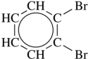 Give the IUPAC name for the compound shown in the figure.   A) 2,3-bromobenzene B) 2,3-dibromobenzene C) 1,2-bromobenzene D) 1,2-dibromobenzene E) benzenedibromide