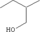 What is the IUPAC name for the compound shown in the figure?   A) 3-methylbutanol B) 4-methylpentanol C) 2-methyl-1-butanol D) 3-methyl-1-pentanol E) hexanol