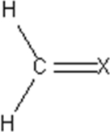 An unknown molecular compound has the following Lewis structure.Which of the following elements could be the identity of X?   A) C B) N C) O D) Cl E) Ne
