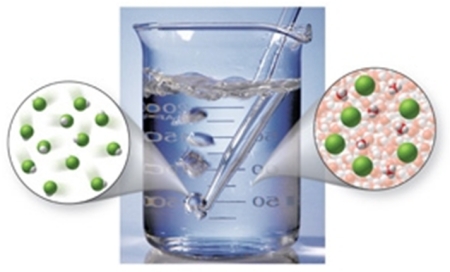 Which of the following best describes HCl when dissolved in water?   A) strong electrolyte B) weak electrolyte C) nonelectrolyte D) exists as atoms and molecules E) exists as molecules only
