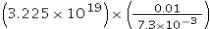 What is the correct answer to the following mathematical operation expressed to the appropriate number of significant figures?   A) 4 x 10<sup>19</sup> B) 4.4 x 10<sup>19</sup><sup> </sup> C) 4.42 x 10<sup>19</sup><sup> </sup> D) 4.418 x 10<sup>19</sup><sup> </sup> E) 4.42 x 10<sup>18</sup><sup> </sup>