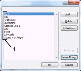   -The dialog box shown in the accompanying figure is the New Address List dialog box