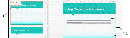   -Item 2 in the accompanying figure points to a(n) ____ table. A)  PowerPoint B)  Access C)  Excel D)  Word