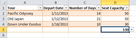   -In the accompanying figure,how many fields are in the table? A)  12 B)  13 C)  4 D)  5