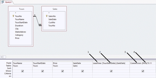   -How many calculated fields are shown in the accompanying figure? A)  1 B)  2 C)  3 D)  4