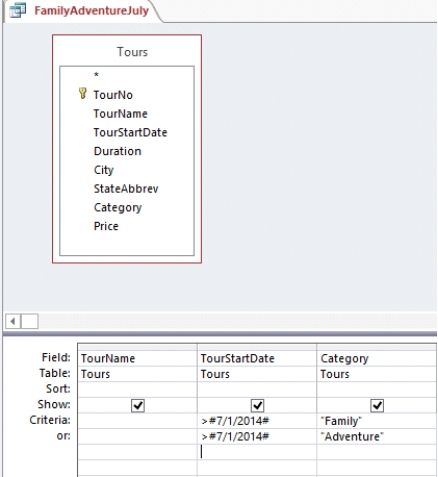   -In the query shown in the accompanying figure,what are the names of the tables involved in the query?