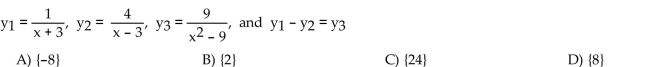 Find all values of x satisfying the given conditions.