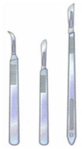 What are the instruments pictured here?   A)  Scalpels B)  Curettes C)  Dilators D)  Retractors E)  Probes