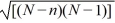 The quantity   is called the finite population multiplier.