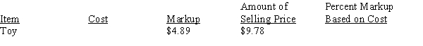 Calculate the missing information, rounding dollars to the nearest cent and percents to the nearest tenth percent:   <div style=padding-top: 35px> 