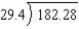 Divide:   A)  6 B)  0.16129 C)  6.2 D)  6.5