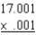Multiply the decimals: