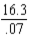 Divide the decimal, rounding to the nearest hundredth: