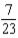 Convert the fraction to a decimal, rounding to the nearest hundredth: