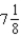 Convert the fraction to a decimal, rounding to the nearest hundredth: