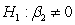 What would the restricted regression be if you are interested in testing the null hypothesis and against the alternative hypothesis or <sub> </sub>for a regression ,?           A)    B)    C)    D)   