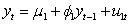 <strong>Which of these equations is a self-exciting threshold autoregressive model?</strong> A) if if B) if if C) if if D) if if