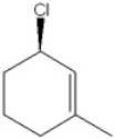 What is the IUPAC name of the following compound?   A)  (R) -1-chloro-3-methyl-2-cyclohexene B)  (S) -1-chloro-3-methyl-2-cyclohexene C)  (R) -3-chloro-1-methylcyclohexene D)  (S) -3-chloro-1-methylcyclohexene