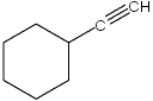 What is the IUPAC name of the following compound   A)  vinylcyclohexane B)  allylcyclohexane C)  ethynylcyclohexane D)  acetylcyclohexane