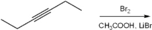 <strong>What is the major organic product obtained from the following reaction?  </strong> A) (E) 3,4-dibromohexene B) (Z) 3,4-dibromohexene C) (E) 2,3-dibromohexene D) (Z) 2,3-dibromobutene <div style=padding-top: 35px> 