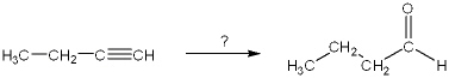What is the best choice of reagent(s)  to perform the following transformation?   A)  H<sub>2</sub>/Lindlar catalyst B)  Na/NH<sub>3</sub> C)  (sia) <sub>2</sub>BH; followed by H<sub>2</sub>O<sub>2</sub>, NaOH D)  BH<sub>3</sub>; followed by H<sub>2</sub>O<sub>2</sub>, NaOH