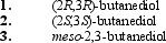 What is (are)  the major organic product(s)  obtained from the following reaction?     A)  only 1 B)  only 2 C)  only 3 D)  only 1 and 2
