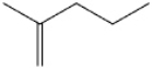 What is the IUPAC name of the following compound?   A)  2-methylenepentane B)  2-methyl-1-pentene C)  2-vinylpentane D)  2-propyl-1-propene