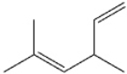 What is the IUPAC name of the following compound?   A)  2-methyl-4-vinyl-2-pentene B)  3,5-dimethyl-1,4-hexadiene C)  2,4-dimethyl-3,5-hexadiene D)  1,1,3-trimethyl-1,4-pentadiene