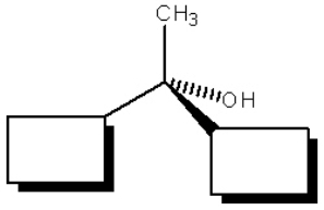 Complete the following diagram so that it represents (S)-2-butanol.   