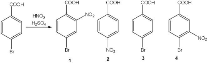 What is the major organic product obtained from the following reaction?   A)  1 B)  2 C)  3 D)  4