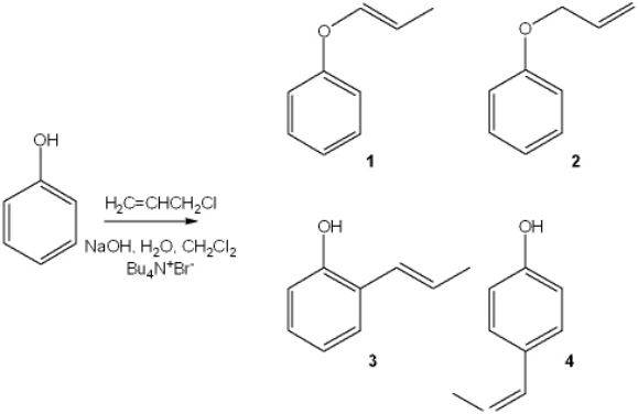 What is the major organic product obtained from the following reaction?   A)  1 B)  2 C)  3 D)  4