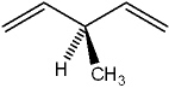 What is the IUPAC name of the following compound?   A)  (R) -3-vinyl-1-butene B)  3-methyl-1,5-pentadiene C)  3-methyl-1,4-pentadiene D)  (R) -3-methyl-1,4-pentadiene