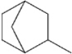 What is the IUPAC name of the following compound?   A)  1-methylbicyclo[2.2.1]heptane B)  2-methylbicyclo[2.2.1]heptane C)  3-methylbicyclo[2.2.1]heptane D)  4-methylbicyclo[2.2.1]heptane