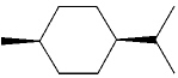 What is the IUPAC name of the following compound?   A)  trans-1-isopropyl-4-methylcyclohexane B)  cis-1-isopropyl-4-methylcyclohexane C)  cis-2-isopropyl-5-methylcyclohexane D)  cis-1-tert-butyl-4-methylcyclohexane
