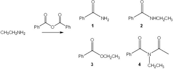 What is the major organic product obtained from the following reaction?   A)  1 B)  2 C)  3 D)  4
