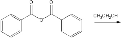 What two organic compounds are obtained from the following reaction?  