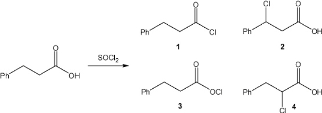 What is the major organic product obtained from the following reaction?   A)  1 B)  2 C)  3 D)  4